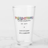 Aangepaste flebotomie-technicus PBT Phlebotomie-te Glas (Voorkant)