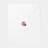 Aangepaste fleece dekens | Foto, Logo en naam (Voorkant)