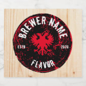 Aangepaste flesetiket Sticker, ambachtelijk brouwe Bier Etiket (Enkel label)