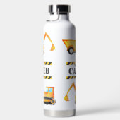 Aangepaste flesje voor bouwwater | Aangepaste naam Waterfles (Rechts)