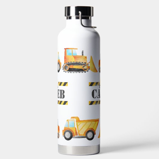 Aangepaste flesje voor bouwwater | Aangepaste naam Waterfles (Links)