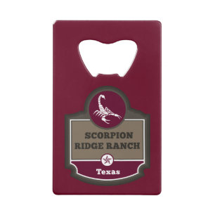 Aangepaste flesopening kredietkaart flessenopener