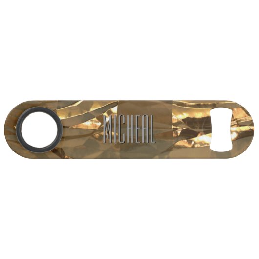 Aangepaste flesopening met gouden flessnelheid voo speed flessenopener (Achterkant Horizontaal)