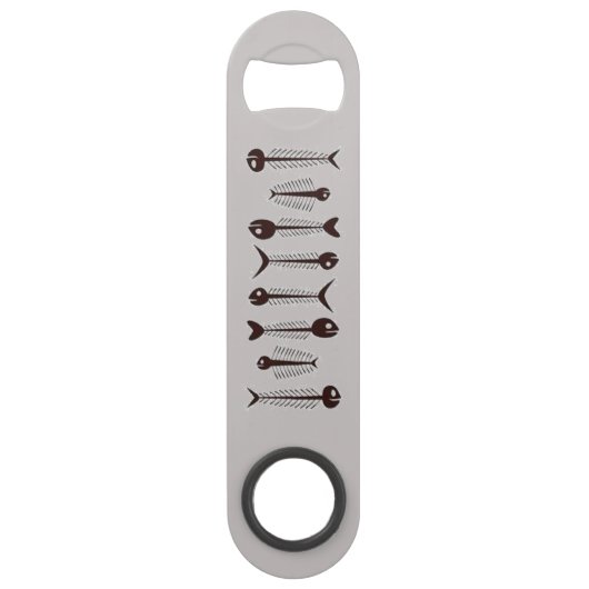 Aangepaste flesopening vissnelheid speed flessenopener (Achterkant)