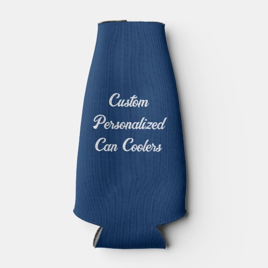 Aangepaste flessenkoeler afgedrukt met uw Logo-ont Flesjeskoeler (Voorkant)