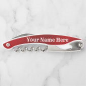 Aangepaste flessenopening Canada Flag Kurkentrekke Kurkentrekker (Achterkant)