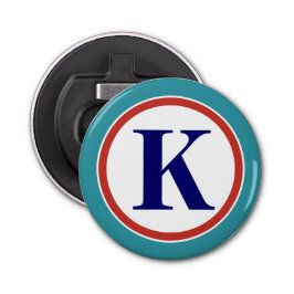 Aangepaste flessenopening voor monogram button flesopener