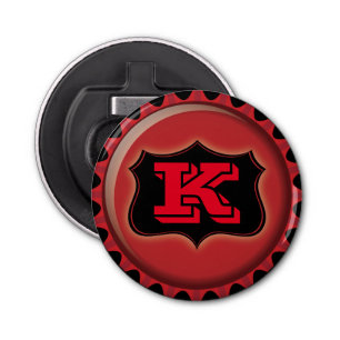 Aangepaste flessenopening voor monogram button flesopener