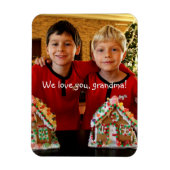 Aangepaste flexibele fotomagneten voor oma magneet (Verticaal)
