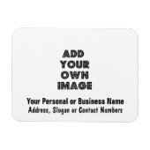 Aangepaste flexibele koelkastmagneet Adverteren Magneet (Horizontaal)