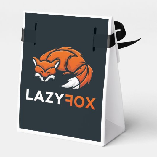 Aangepaste flip-boxes bedankdoosjes (Achterkant)