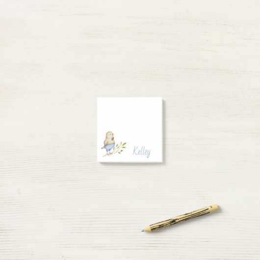 Aangepaste flora van staarten post-it® notes (Op bureau)