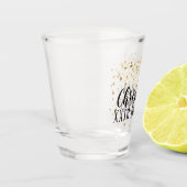 Aangepaste Floral-Birthday Favor Shot Shot Glas (Links)