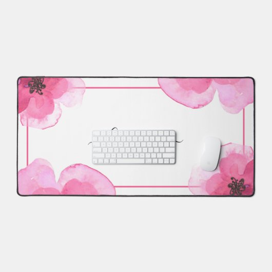 Aangepaste Floral Bureaumat (Keyboard & Muis)