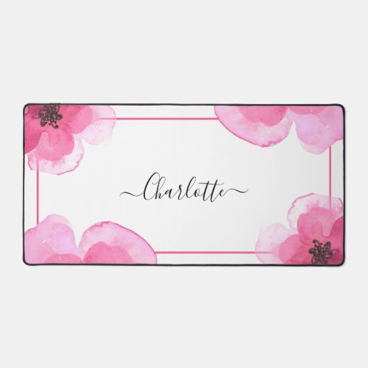 Aangepaste Floral Bureaumat (Voorkant)