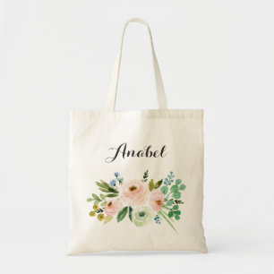 Aangepaste Floral Canvas tas