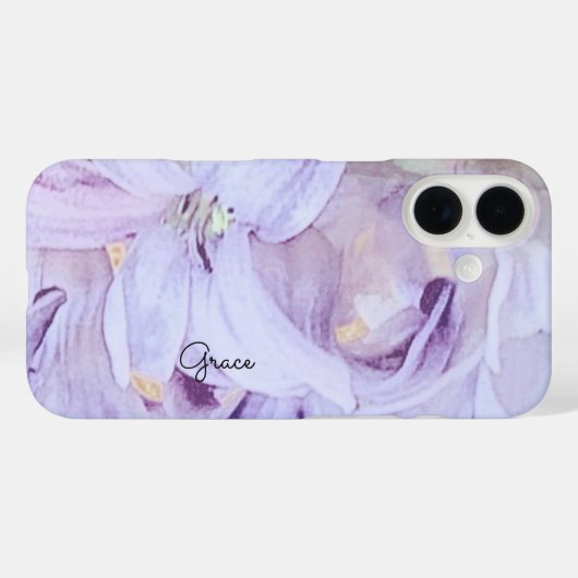 Aangepaste Floral Case-Mate iPhone Case (Achterkant (horizontaal))