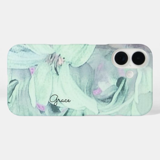 Aangepaste Floral Case-Mate iPhone Case (Achterkant (horizontaal))
