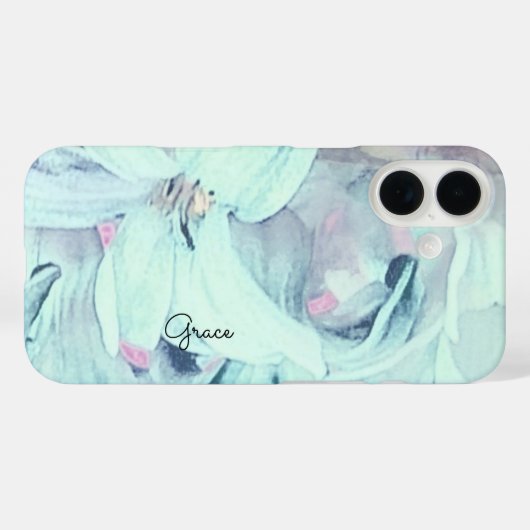 Aangepaste Floral Case-Mate iPhone Case (Achterkant (horizontaal))