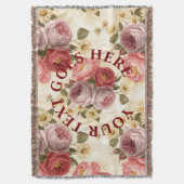 Aangepaste  Floral Deken (Voorkant Verticaal)