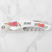 Aangepaste Floral Kurkentrekker (Voorkant)