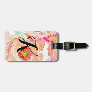 Aangepaste Floral Luggage Bagagelabel