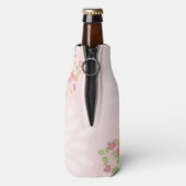 Aangepaste Floral Maid of Honor Bottle Cooler (Fles Achterkant)