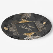 Aangepaste Floral Papieren Bordje (Gekanteld)