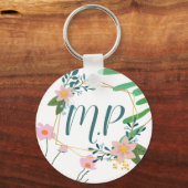 Aangepaste Floral Sleutelhanger (Voorkant)