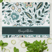 Aangepaste Floral Theedoek (Gevouwen)