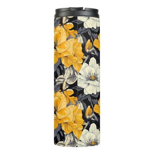 Aangepaste Floral Thermosbeker (Achterkant)