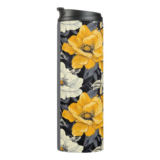 Aangepaste Floral Thermosbeker (Geroteerd rechts)