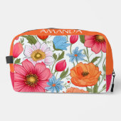 Aangepaste Floral Toilettasje (Voorkant)
