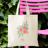 Aangepaste Floral Tote Bag