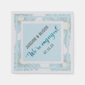 Aangepaste Floral van Aangepaste Aangepaste Aangep Servet (Voorkant)