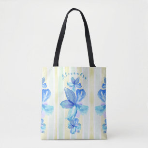 Aangepaste Floral-Waterverf Draagtas