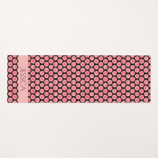 Aangepaste Floral Yogamat (Voorkant (horizontaal))