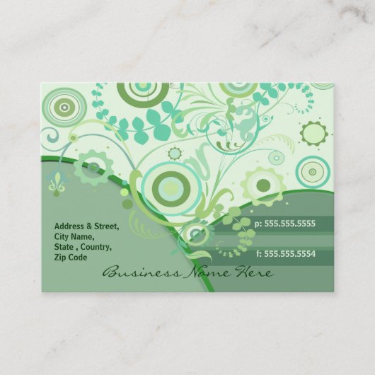 Aangepaste Florist/ander Visitekaartje (Voorkant)