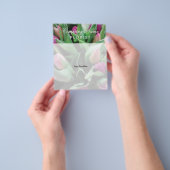 Aangepaste flyers voor bloemenwinkels (Hand)