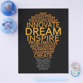 Aangepaste flyers voor Inspirerend lamp (Enkel)