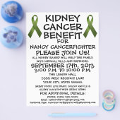 Aangepaste folder voor nierkanker voordeel flyer (Enkel)