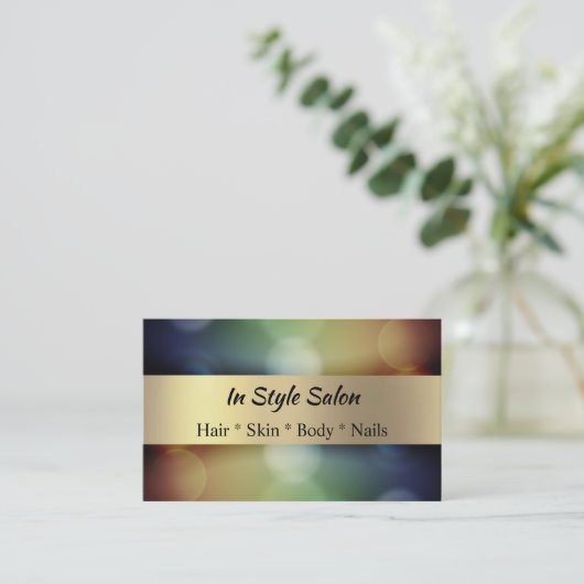 Aangepaste Folie Gold look Professional Visitekaar Visitekaartje (Staand voorkant)