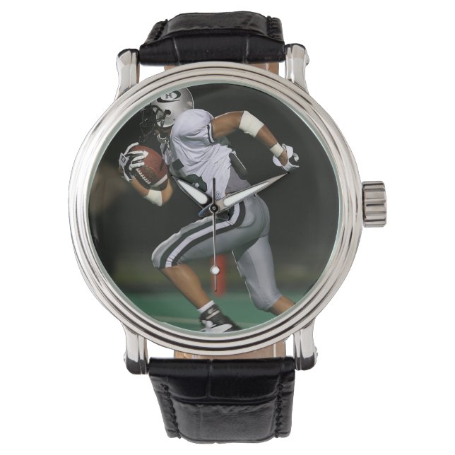 Aangepaste Football fotopoorten Horloge (Voorkant)