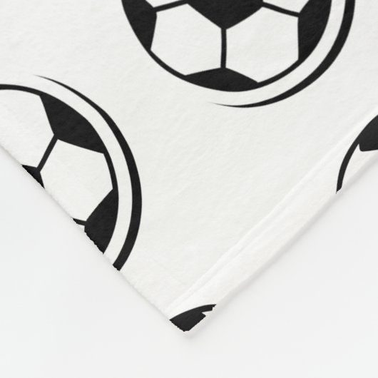 Aangepaste Football Gedrukt Afbeelding Game Lover Fleece Deken (Hoek)