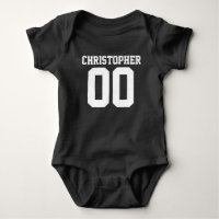 Aangepaste Football Jersey Baby Boy Gepersonalisee