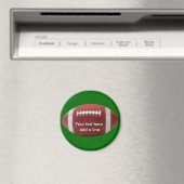 Aangepaste Football magneet - Gepersonaliseerd (Insitu (Vaatwasser))