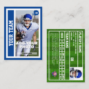 Aangepaste Football Quarterback Trading Kaart (bla Contactkaartje