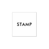 Aangepaste formaat 1" x 1" rubberstempel (Afrduk)