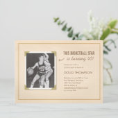 Aangepaste formulering Oude Foto Verbruiddags Kaart (Staand voorkant)