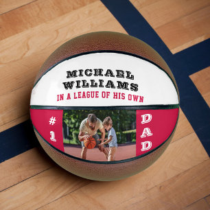 Aangepaste foto 1 Pap Citaat Rood Zwart wit Basketbal